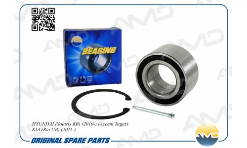 Подшипник ступицы (без магнит. кольца ABS) | перед прав/лев AMD, арт. AMD.GH038021