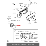 Фильтр масляный Mitsubishi, арт. 1230A154