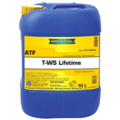 Масло трансмиссионное Ravenol ATF T-WS Lifetime Fluid, синтетическое, для АКПП, 20л, арт. 1211106-010-01-999