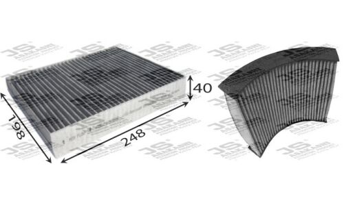 Фильтр салонный JS Asakashi, угольный, арт. AC32003C