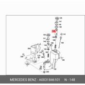 Фильтр масляный Mercedes, арт. A0031846101