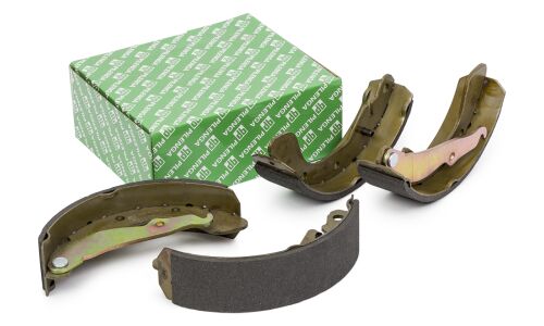 Колодки тормозные барабанные Pilenga, комплект на ось (4 шт), арт. BS-P 8543 N