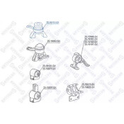 Подушка двигателя | прав Stellox, арт. 25-19113-SX