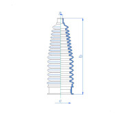 Пыльник рулевой рейки Motorherz, арт. RDZ0087MG