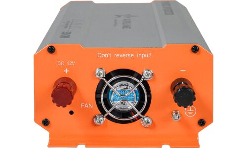 Инвертор напряжения Airline, 12В(DC)→220В(AC), чистый синус, 50Гц, 500Вт, (+USB 5В), арт. API-600-05