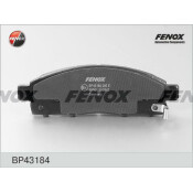 Колодки тормозные дисковые Fenox передние, комплект на ось (4 шт), арт. BP43184