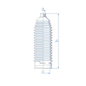 Пыльник рулевой рейки Motorherz, арт. RDZ0537MG