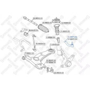 Наконечник рулевой правый Toyota Coroll Stellox, арт. 51-98071-SX