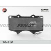 Колодки тормозные дисковые Fenox, комплект на ось (4 шт), арт. BP43197
