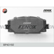 Колодки тормозные дисковые Fenox передние, комплект на ось (4 шт), арт. BP43192