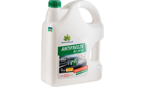 Антифриз GreenCool Antifreeze GC2010, G11, зелёный, -40°C, 5кг, арт. 791661