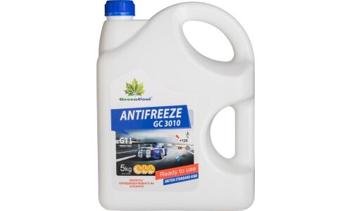 Антифриз GreenCool Antifreeze GC3010, G11, синий, -40°C, 5кг, арт. 791678