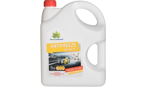 Антифриз GreenCool Antifreeze GC4010, G11, жёлтый, -40°C, 5кг, арт. 752170