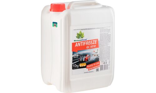 Антифриз GreenCool Antifreeze GC5010, G12, красный, -40°C, 10кг, арт. 751821