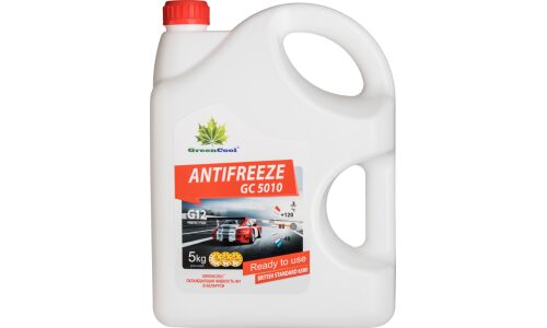 Антифриз GreenCool Antifreeze GC5010, G12, красный, -40°C, 5кг, арт. 791685