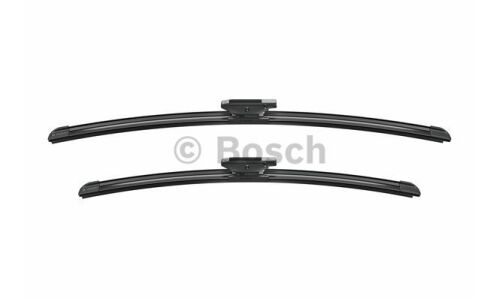 Щётки стеклоочистителя Bosch Aerotwin 550мм (22") + 475мм (19") бескаркасные, всесезонные, со спойлером, крепление Bayonet, комплект 2 шт, арт. 3 397 014 173
