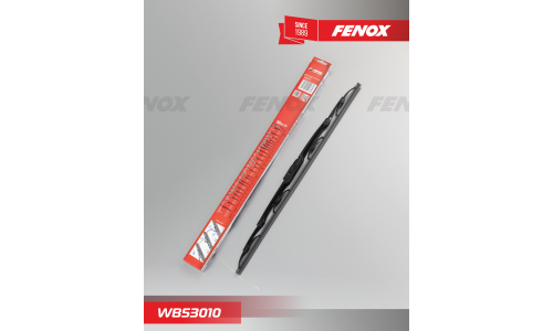 Щётка стеклоочистителя Fenox 530мм (21") каркасная, летняя, крепление J-Hook, 1 шт, арт. WB53010