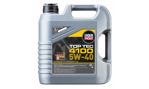 Масло моторное Liqui Moly Top Tec 4100 5w40, синтетическое, API SN, ACEA C3, универсальное, 4л, арт. 7547/2195