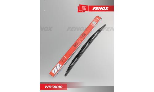 Щётка стеклоочистителя Fenox 580мм (23") каркасная, летняя, крепление J-Hook, 1 шт, арт. WB58010