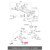 Опора шаровая | перед прав/лев Hyundai/Kia, арт. 54530B2100