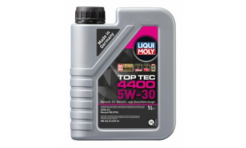Масло моторное Liqui Moly Top Tec 4400 5w30 синтетическое, ACEA C4, для дизельного двигателя, 1л, арт. 2319