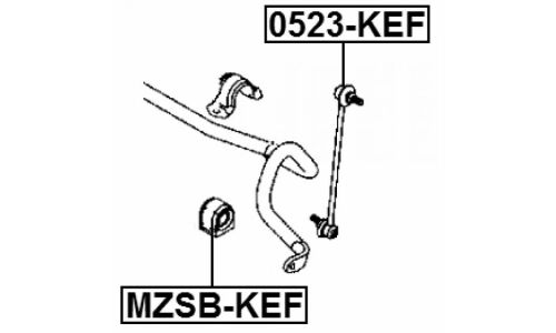 Втулка стабилизатора Febest, арт. MZSB-KEF