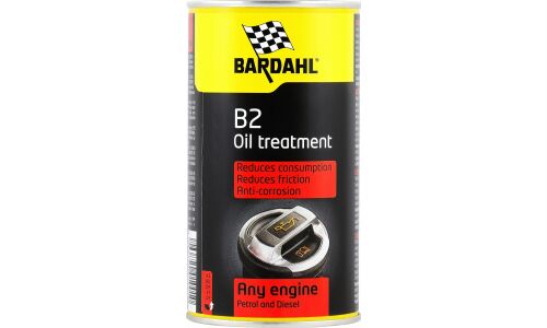 Присадка в моторное масло Bardahl B2 Oil Treatment, комплексная, для бензиновых и дизельных двигателей, банка 300мл, арт. 1001