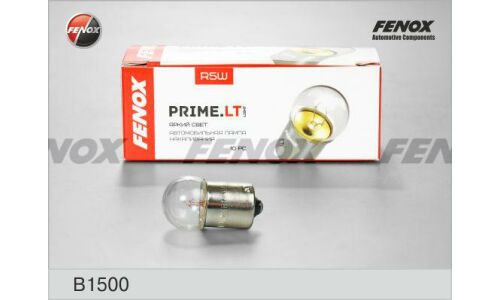 Лампа Fenox Prime.LT R5W (BA15s, G18), 12В, 5Вт, 2500К, арт. B1500