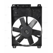 Вентилятор охлаждения радиатора Luzar, с кожухом, для Fiat Ducato, арт. LFK 1650