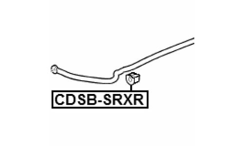 Втулка стабилизатора Febest, арт. CDSB-SRXR