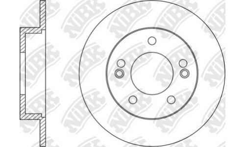 Диск тормозной NiBK, арт. RN1549