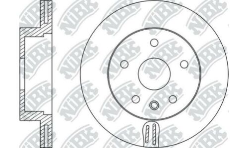 Диск тормозной NiBK, арт. RN33003