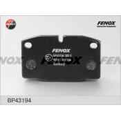 Колодки тормозные дисковые Fenox, передние, комплект на ось (4 шт), арт. BP43194