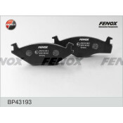 Колодки тормозные дисковые Fenox, передние, комплект на ось (4 шт), арт. BP43193