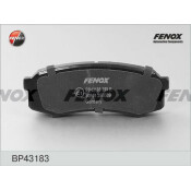 Колодки тормозные дисковые Fenox задние, комплект на ось (4 шт), арт. BP43183