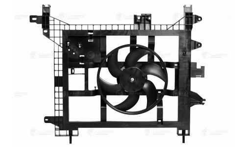 Э/вентилятор охл. с кожухом для а/м Renault Duster (10-) Luzar, арт. LFK 0950