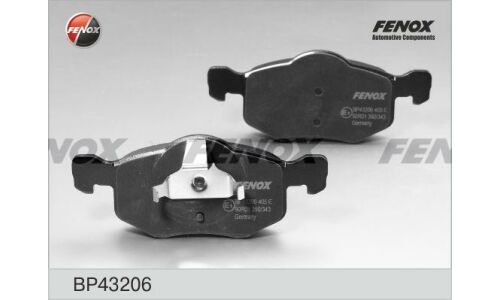 Колодки тормозные Fenox дисковые, арт. BP43206