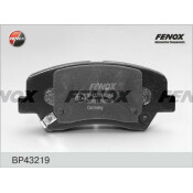 Колодки тормозные дисковые Fenox, передние, комплект на ось (4 шт), арт. BP43219