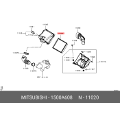 Фильтр воздушный Mitsubishi, арт. 1500A608