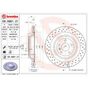 Диск тормозной Brembo, арт. 09A96121