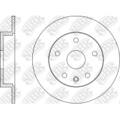 Диск тормозной NiBK, арт. RN1591