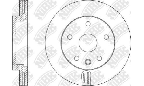 Диск тормозной NiBK, арт. RN1589