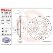 Диск тормозной Brembo, арт. 09A95921