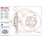 Диск тормозной Brembo, арт. 09C40513