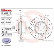 Диск тормозной Brembo, арт. 09A8201X