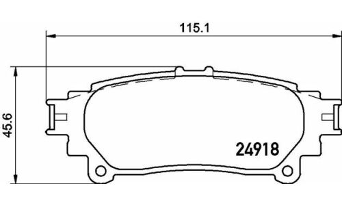 Колодки тормозные Brembo дисковые, арт. P83152