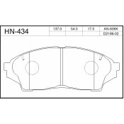 Колодки тормозные jFBK дисковые, арт. HN-434