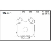 Колодки тормозные jFBK дисковые, арт. HN-421