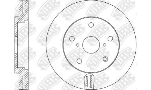 Диск тормозной NiBK, арт. RN1578