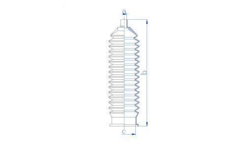 Пыльник рулевой рейки Motorherz, арт. RDZ0422MG